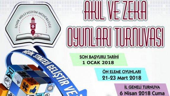 İzmir İli Akıl ve Zeka Oyunları Turnuvası